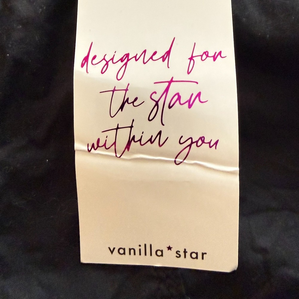 NEW! Vanilla Star Cargo Parachute Pants Womens 29x28 / 9 Black Wide Leg NWT - Picture 5 of 11